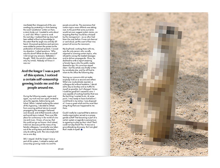 Almost 30 Magazine Issue 02 spread layout